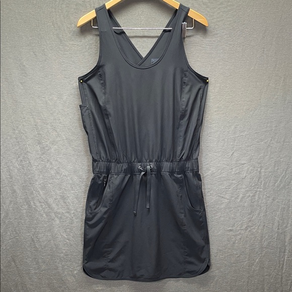 Patagonia Dresses & Skirts - Patagonia Charcoal Sleeveless fleetwith Mini Dress